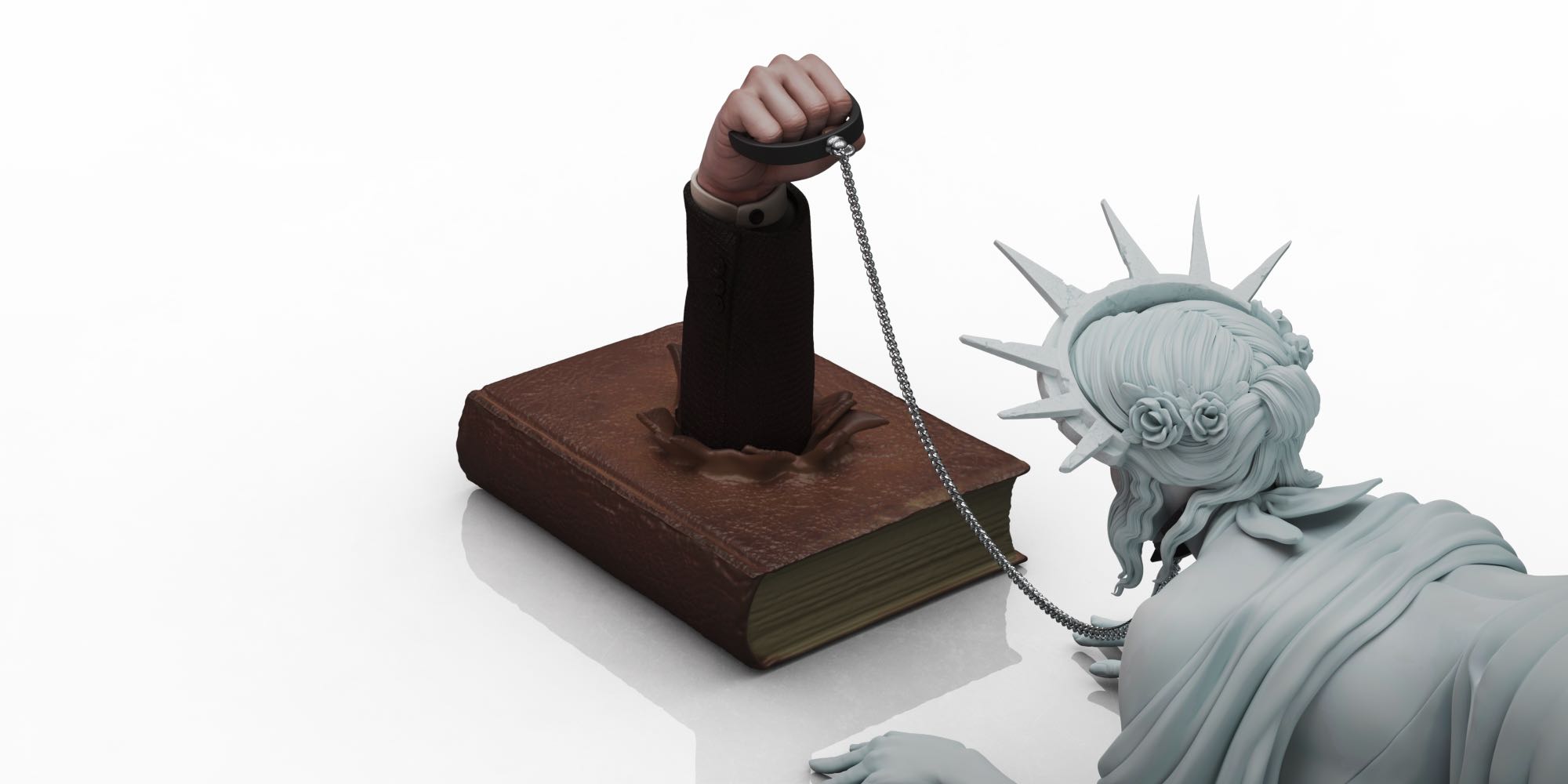 The Enslaved Statue of Liberty 1/7