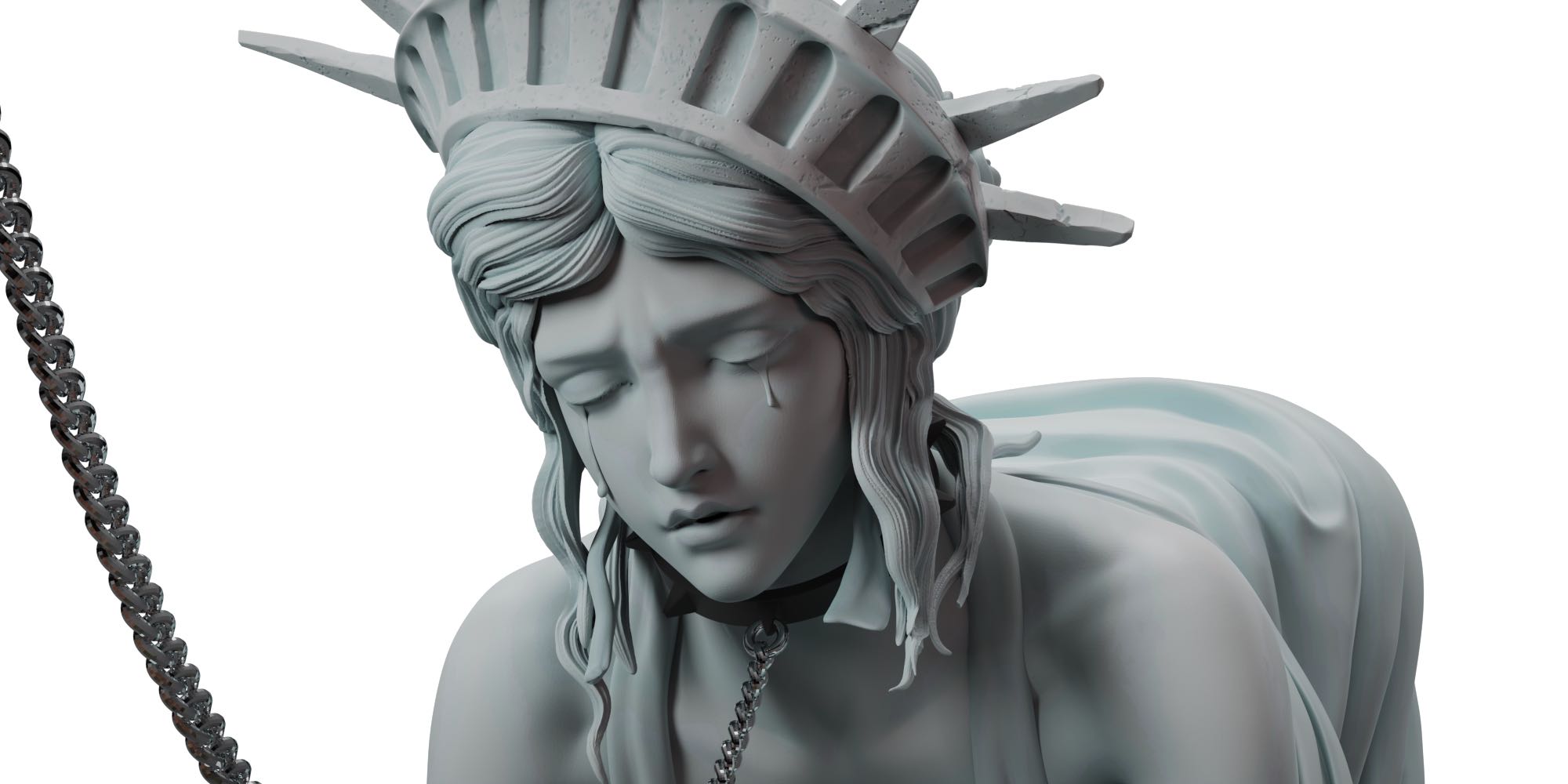 The Enslaved Statue of Liberty 1/7