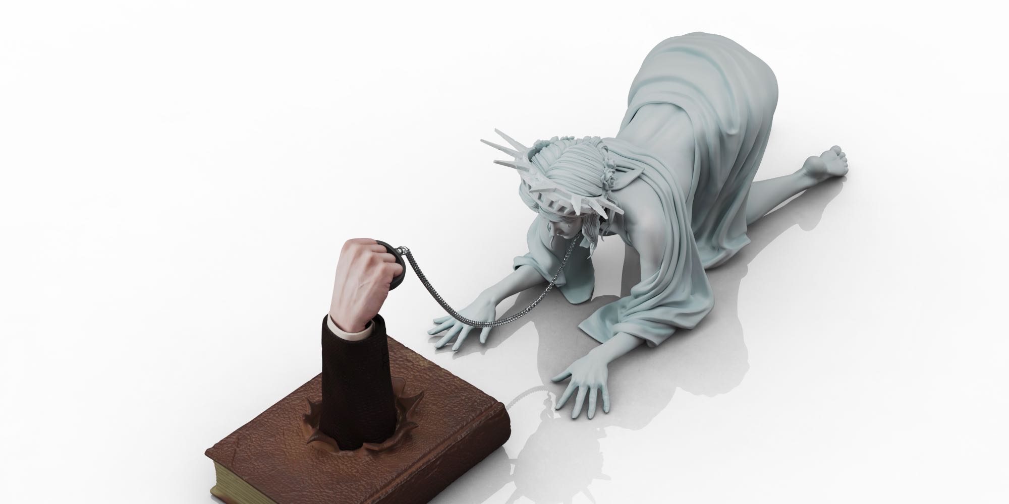 The Enslaved Statue of Liberty 1/7