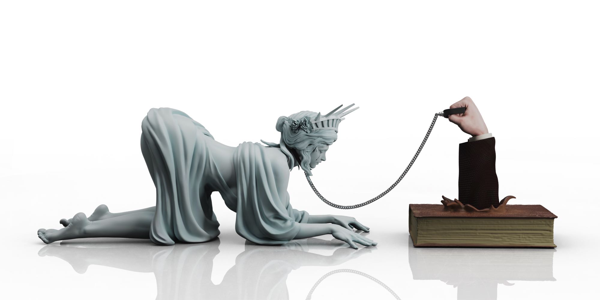 The Enslaved Statue of Liberty 1/7