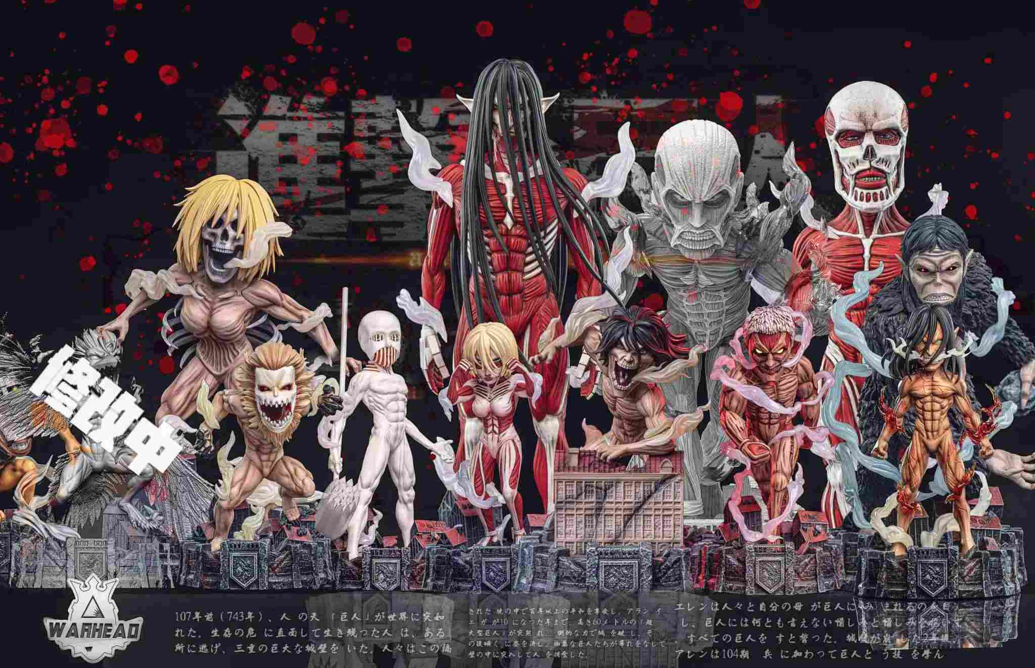 Side Story Colossus-Like Titan Eren Yeager – Attack On Titan