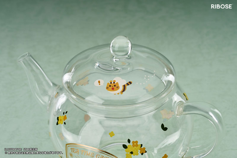 Original Chibi Figure DLC Series Tea Time Cats : Lemon Cat