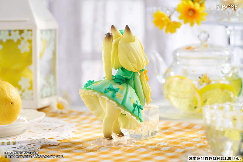 Original Chibi Figure DLC Series Tea Time Cats : Lemon Cat