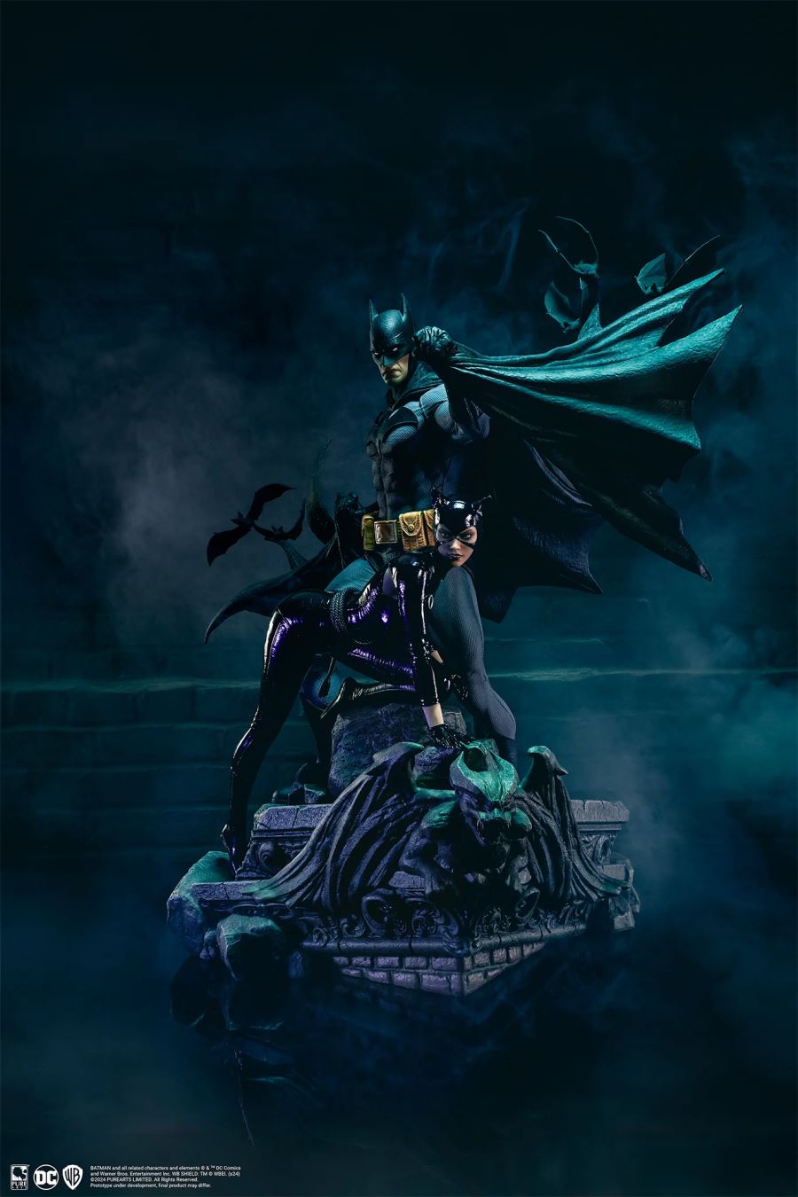 DC Batman & Catwoman Reunion 1/4 Scale Statue Exclusive Edition