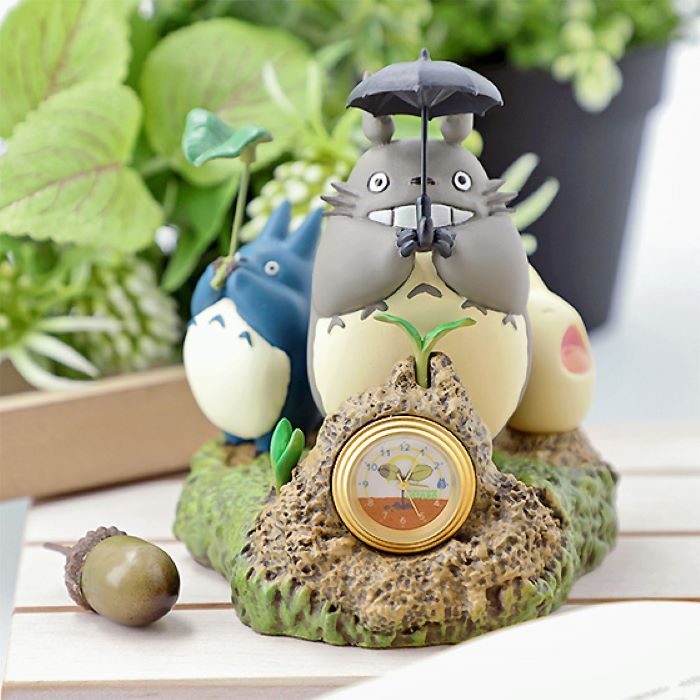 Totoro Dondoko Dance Statue Desk Clock My Neighbor Totoro
