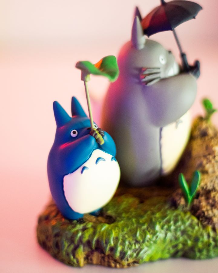 Totoro Dondoko Dance Statue Desk Clock My Neighbor Totoro