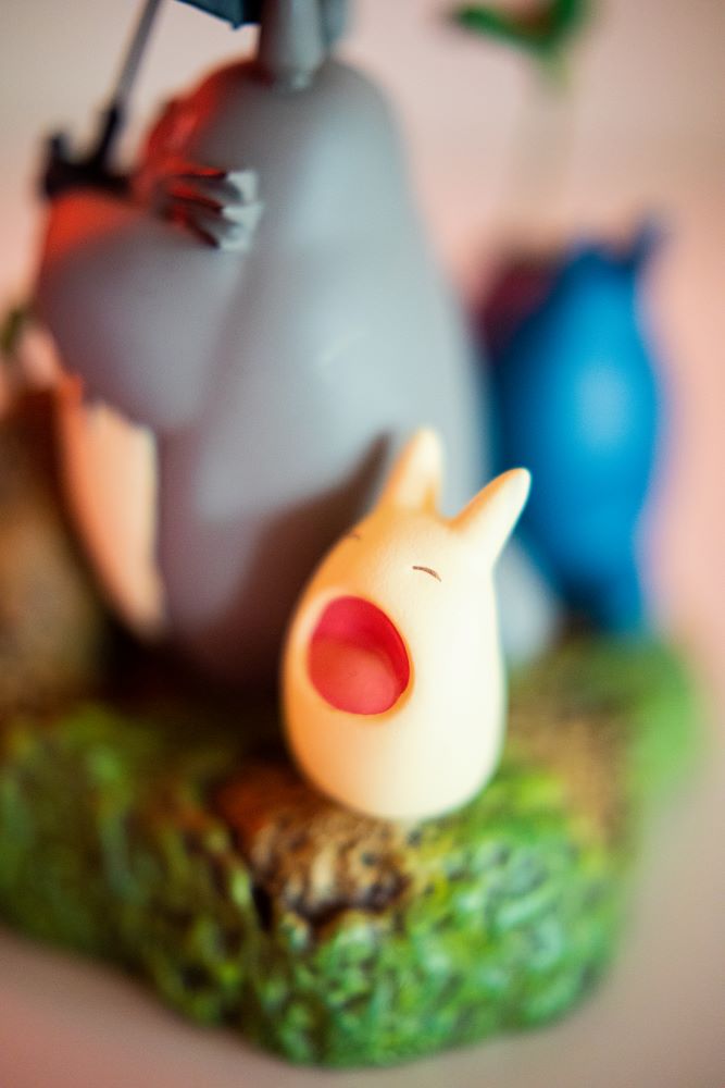 Totoro Dondoko Dance Statue Desk Clock My Neighbor Totoro