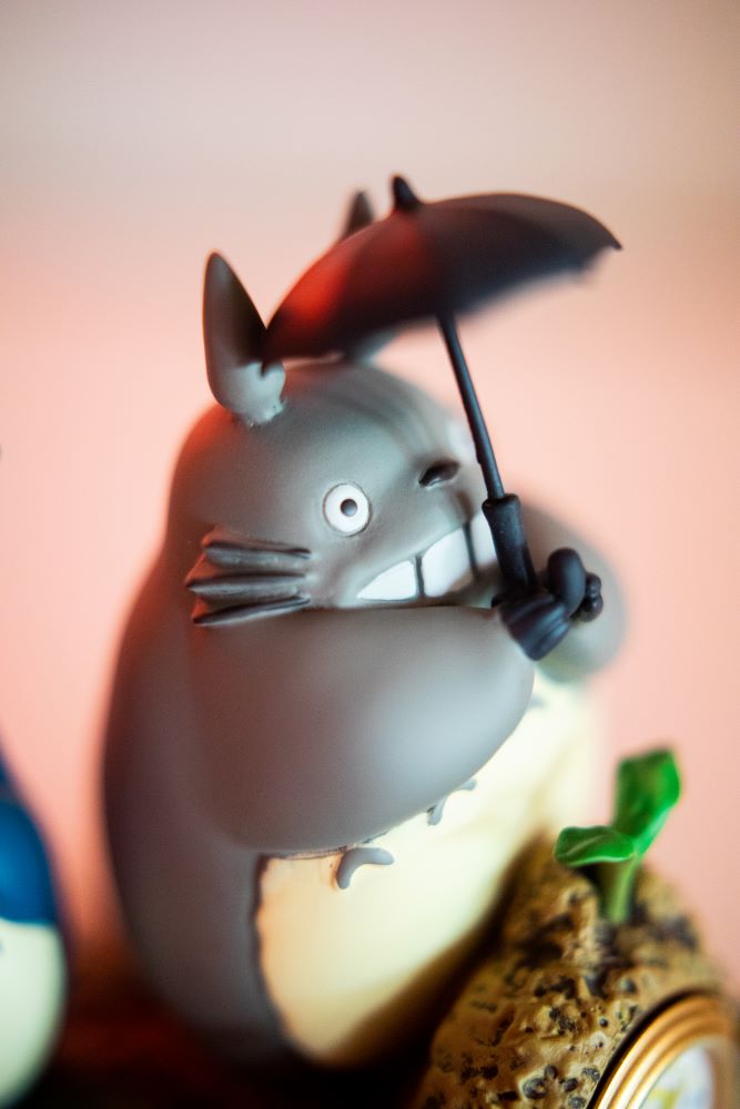 Totoro Dondoko Dance Statue Desk Clock My Neighbor Totoro