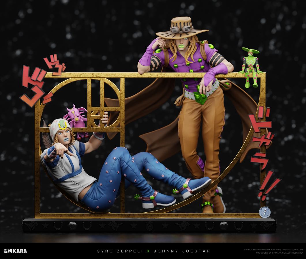 Gyro Zeppeli & Johnny Joestar - JoJo's Bizarre Adventure