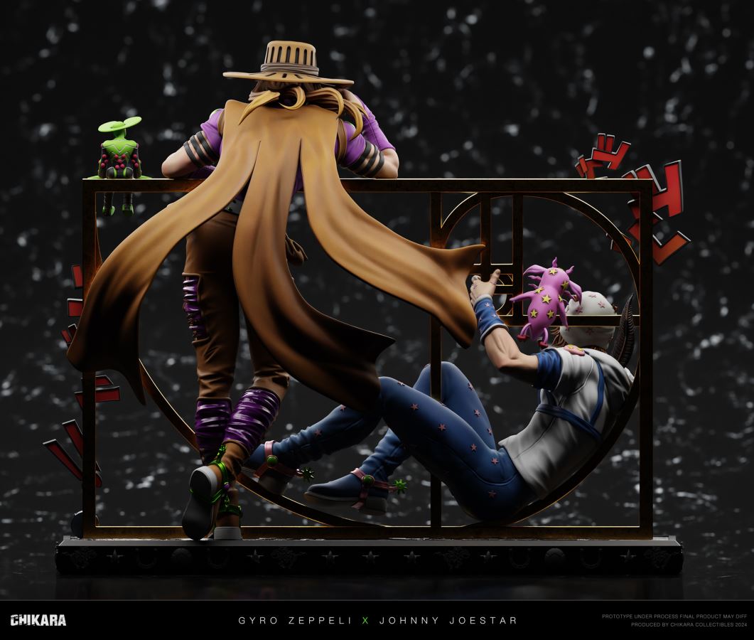 Gyro Zeppeli & Johnny Joestar - JoJo's Bizarre Adventure