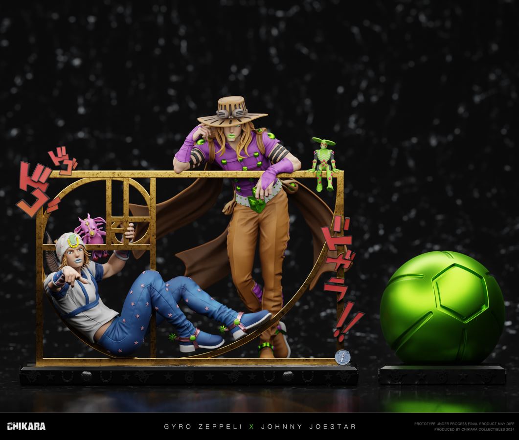 Gyro Zeppeli & Johnny Joestar - JoJo's Bizarre Adventure