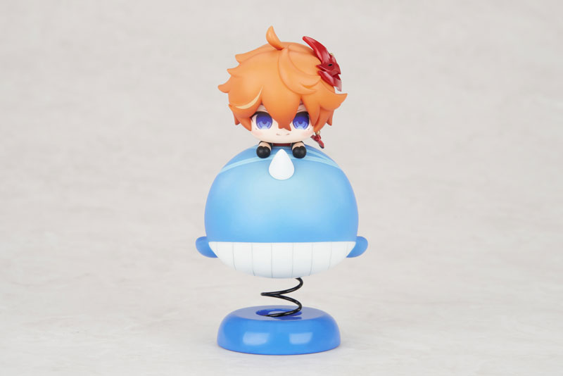 Genshin Impact Tartaglia Chibi Character Swinging Stand