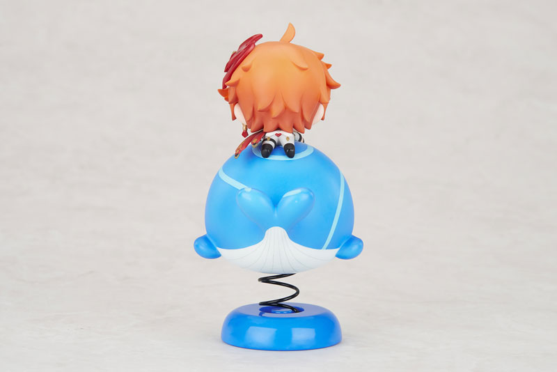 Genshin Impact Tartaglia Chibi Character Swinging Stand