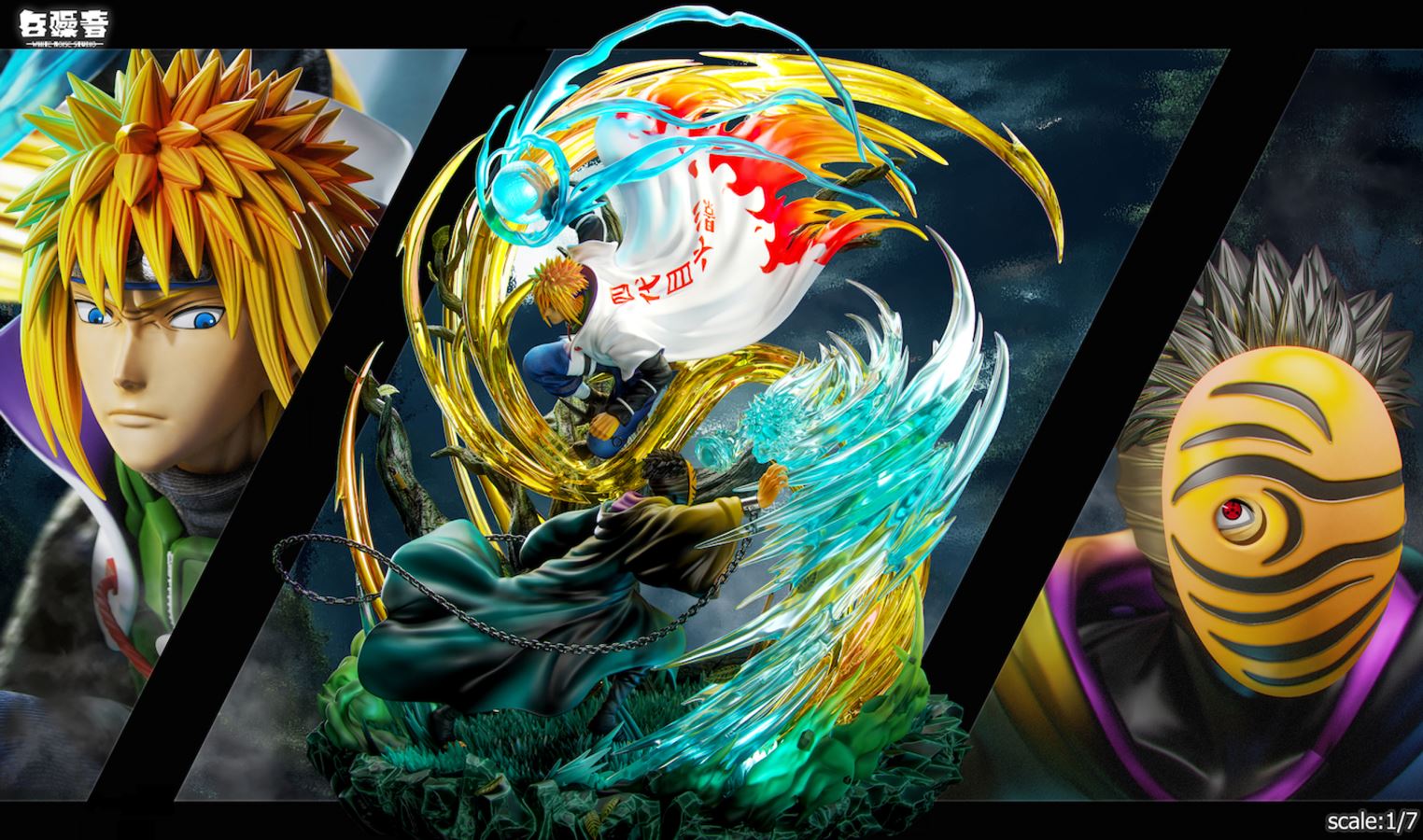 Minato Namikaze vs Uchiha Obito