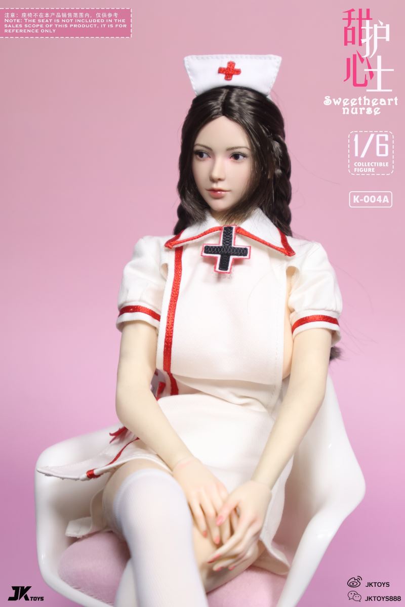 Sweetheart nurse head sculpture costume 1/6