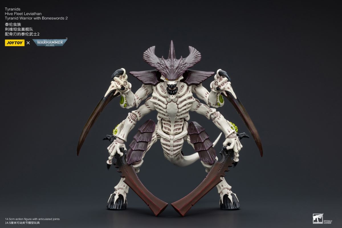 Warhammer 40k - Leviathan Hive Fleet Tyranid Warrior/Iron Hands Captain/Ultramarines Captain 1/18