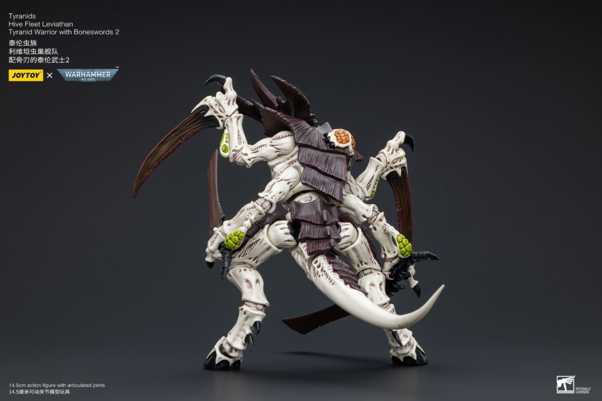 Warhammer 40k - Leviathan Hive Fleet Tyranid Warrior/Iron Hands Captain/Ultramarines Captain 1/18