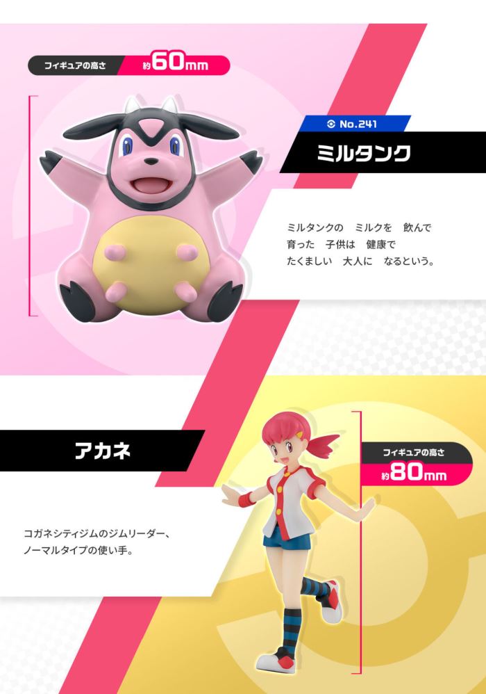 Pokemon Scale World Johto Region Akane & Miltank