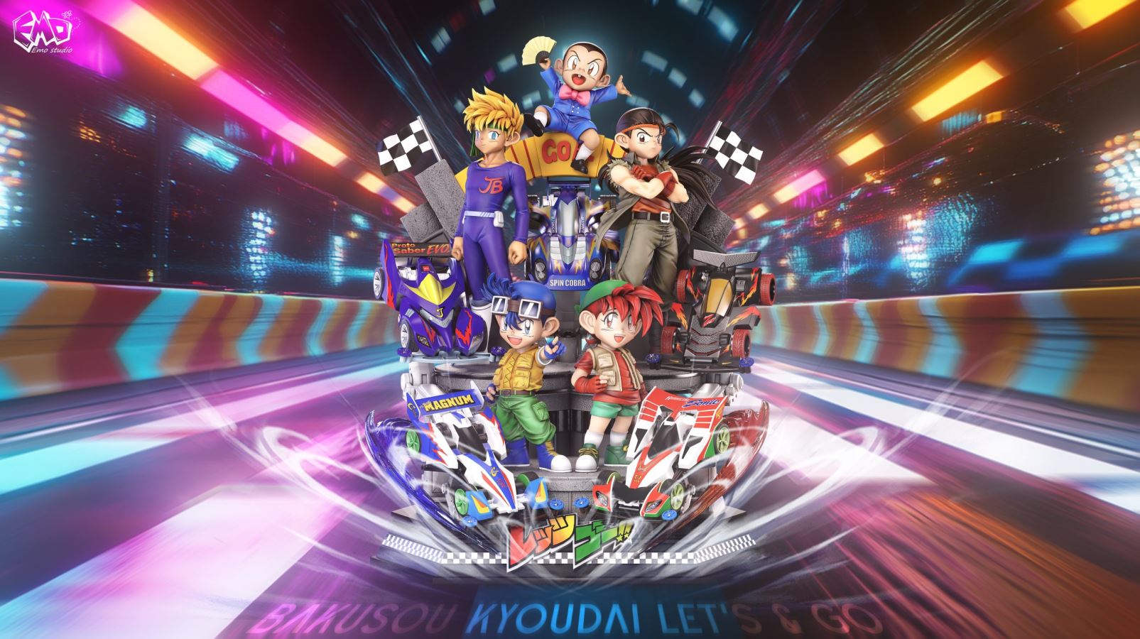 Bakusou Kyoudai Let's & Go!! Takaba Ryo