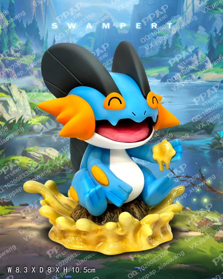 Mini Blaziken & Mini Swampert - Pokemon