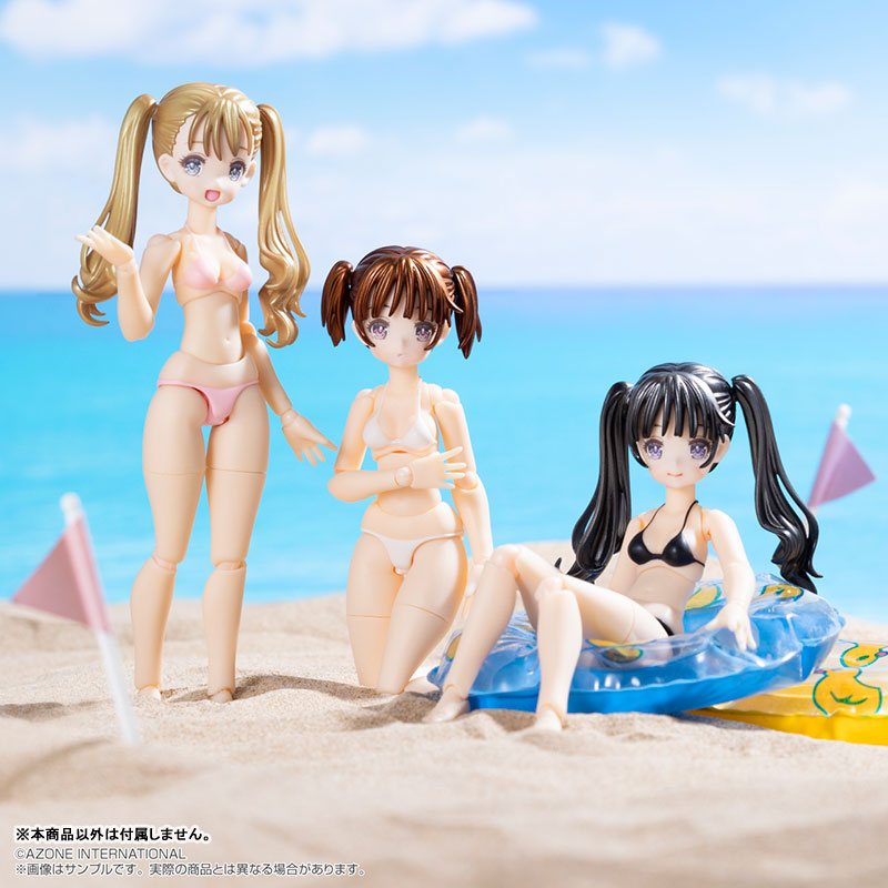 Bikini Mates Irumi Yoshino Black Hair, Black Bikini