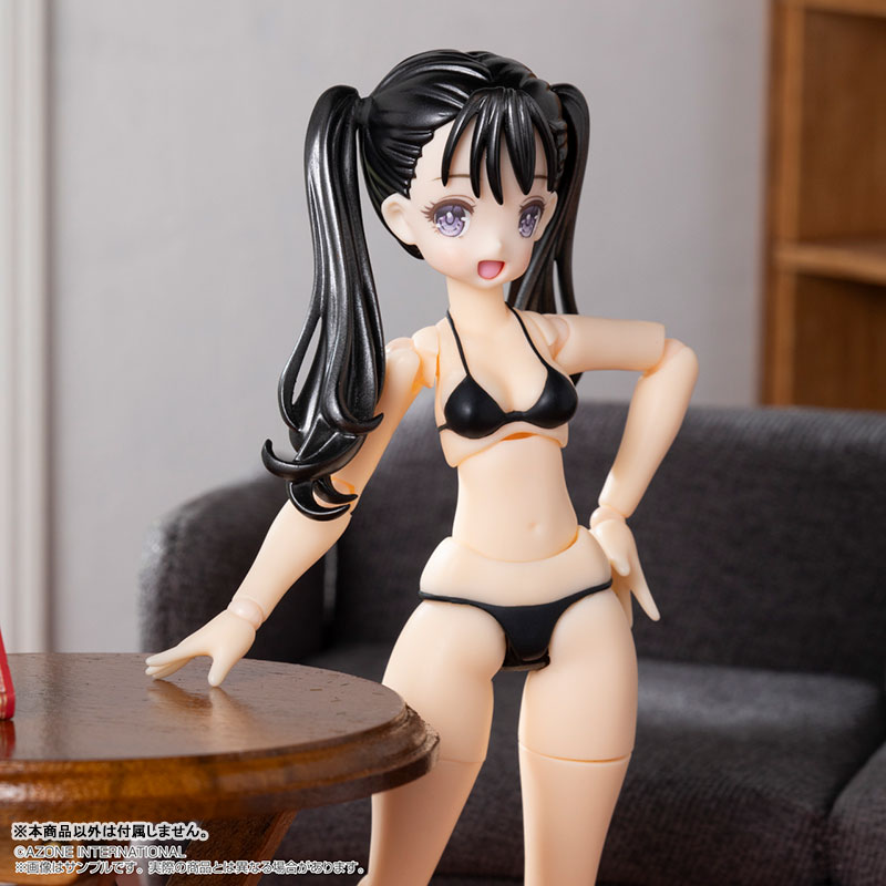 Bikini Mates Irumi Yoshino Black Hair, Black Bikini