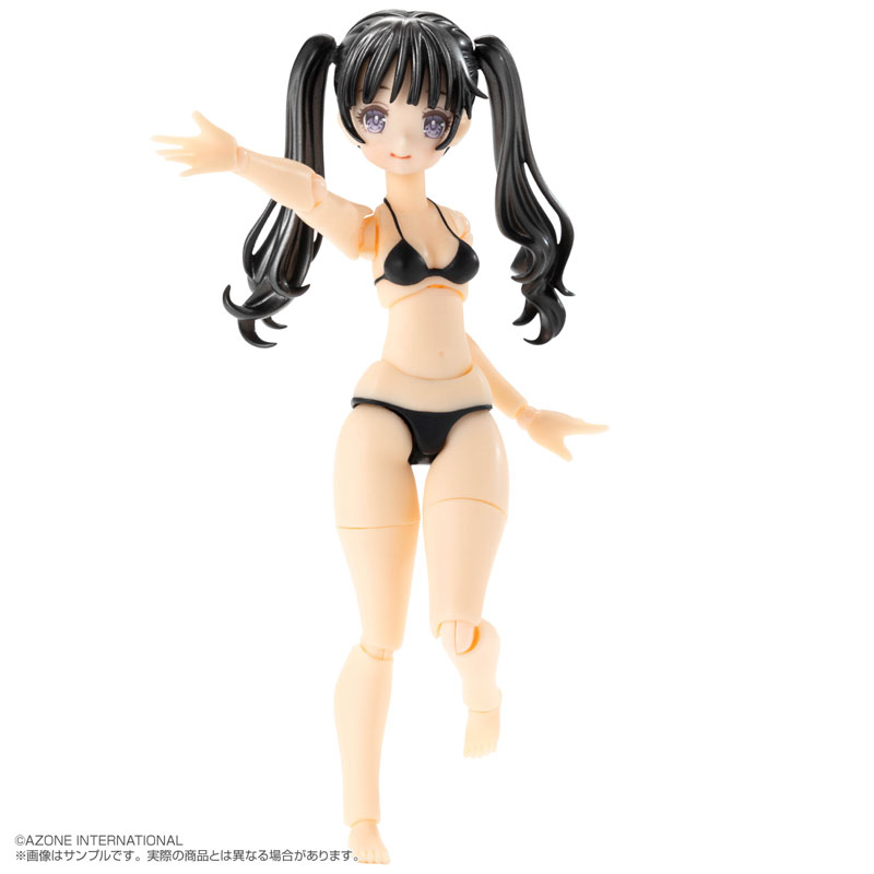Bikini Mates Irumi Yoshino Black Hair, Black Bikini