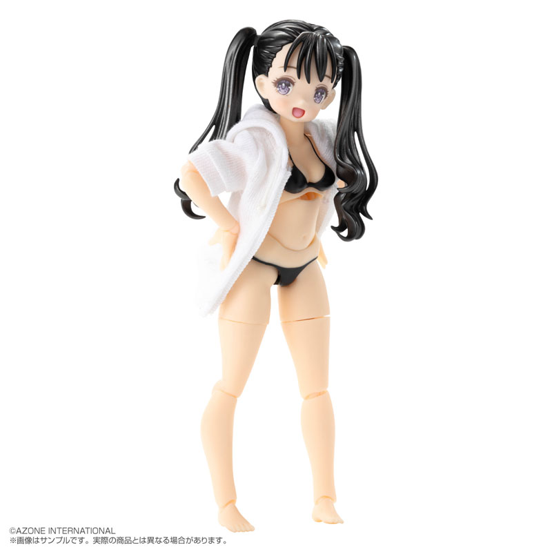 Bikini Mates Irumi Yoshino Black Hair, Black Bikini