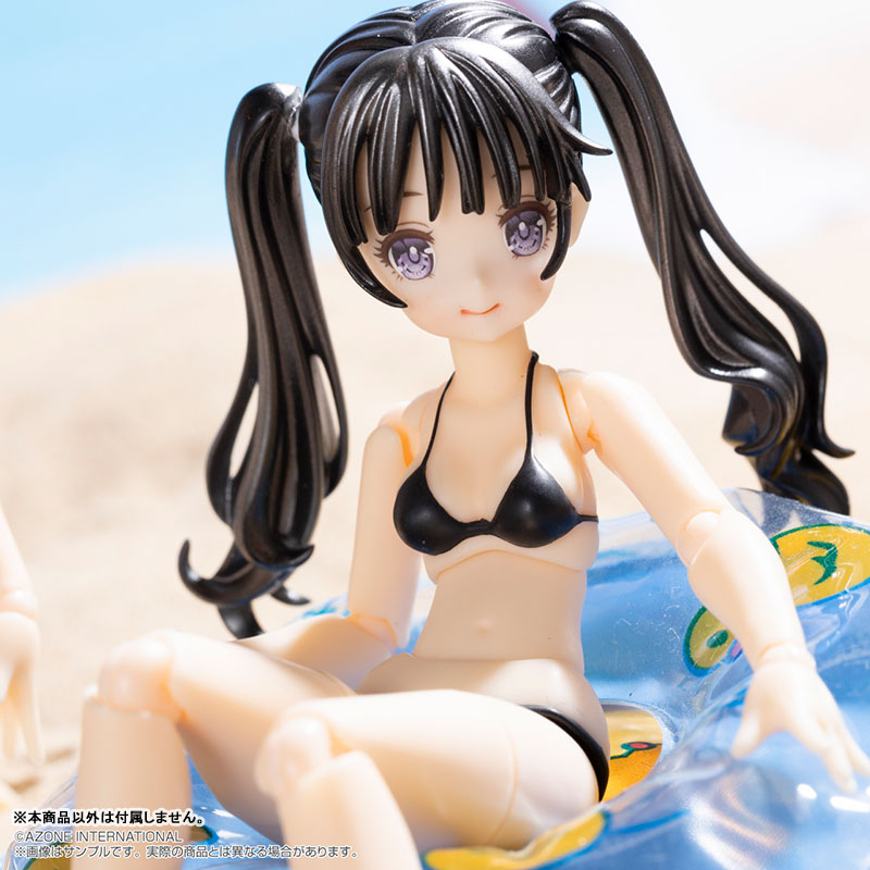 Bikini Mates Irumi Yoshino Black Hair, Black Bikini