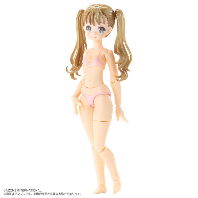 Bikini Mates Irumi Yoshino Blonde Hair, Pink Bikini 1/12