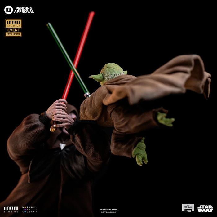 CCXP EX 1/10 Emperor vs Yoda