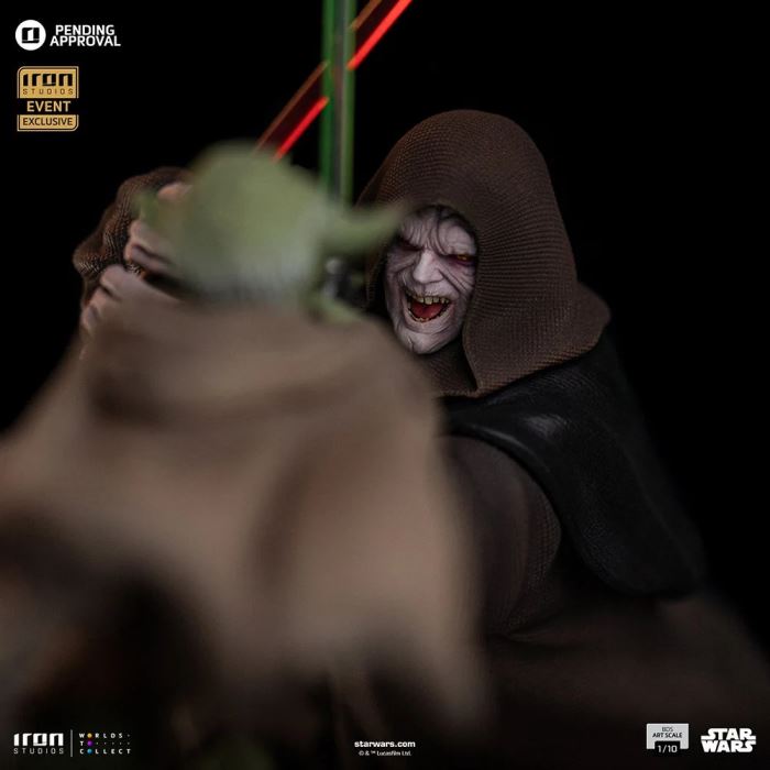 CCXP EX 1/10 Emperor vs Yoda