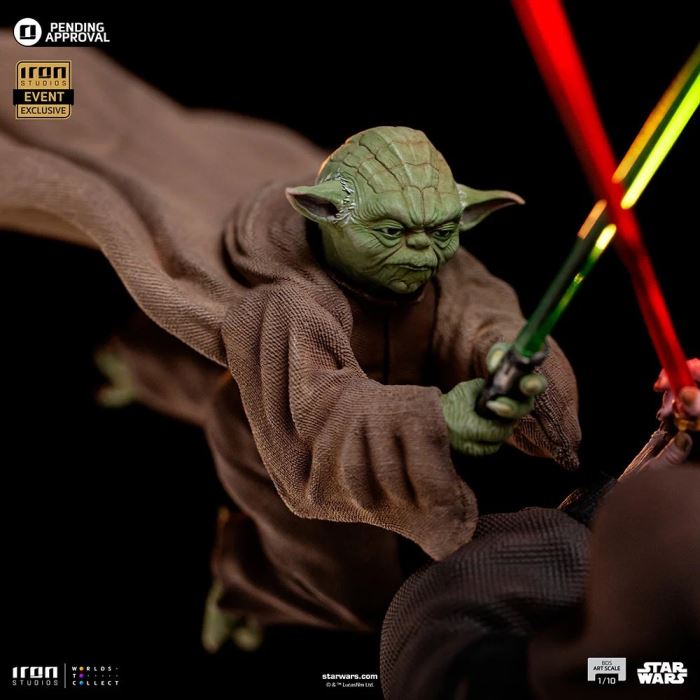 CCXP EX 1/10 Emperor vs Yoda
