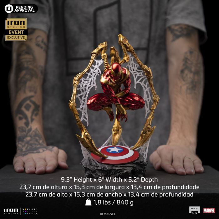 CCXP EX 1/10 Spider-Man Iron Suit