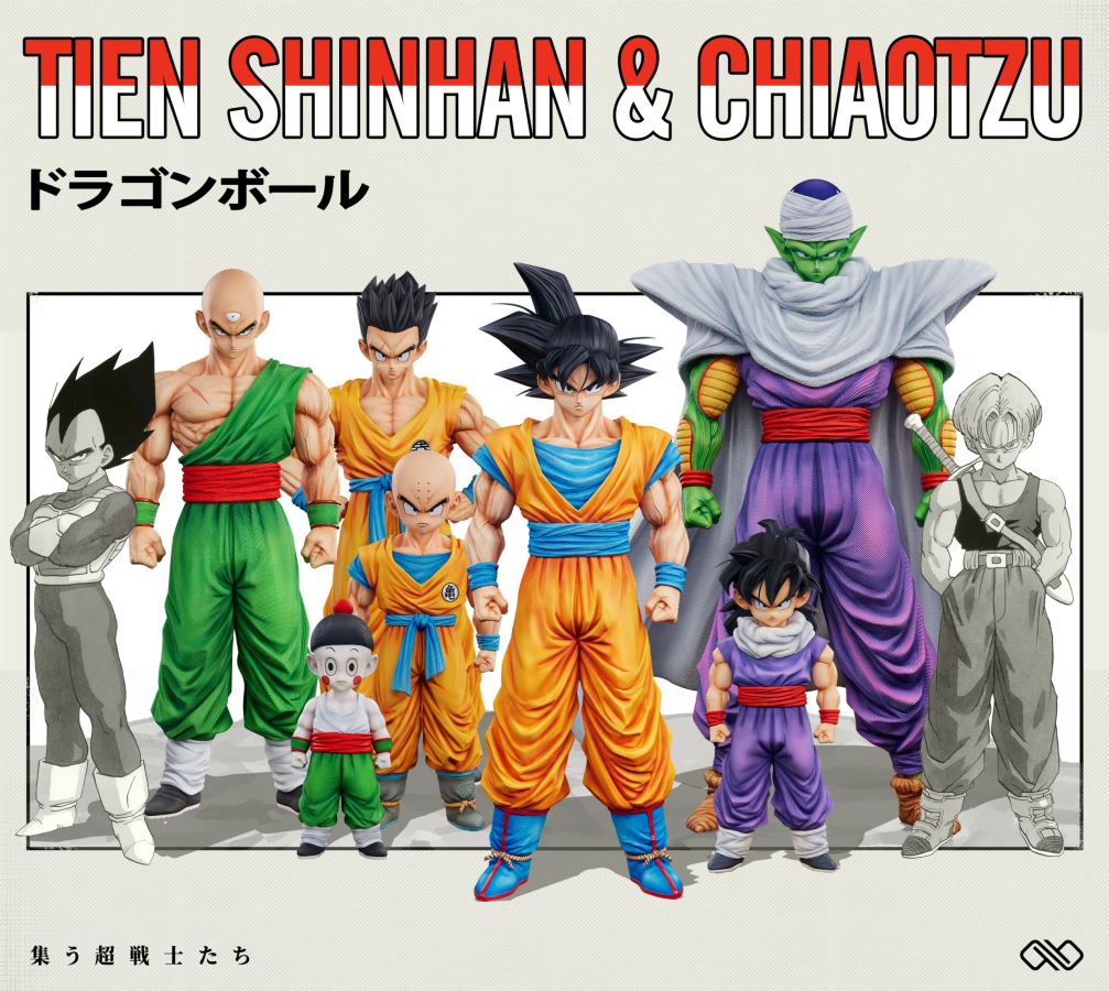 Tien Shinhan & Chiaotzu - Dragon Ball Z