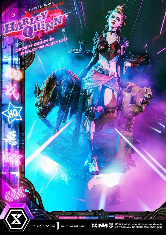 Batman (Comics) Cyberpunk Harley Quinn favorite (Concept design by Stanley Artgerm Lau