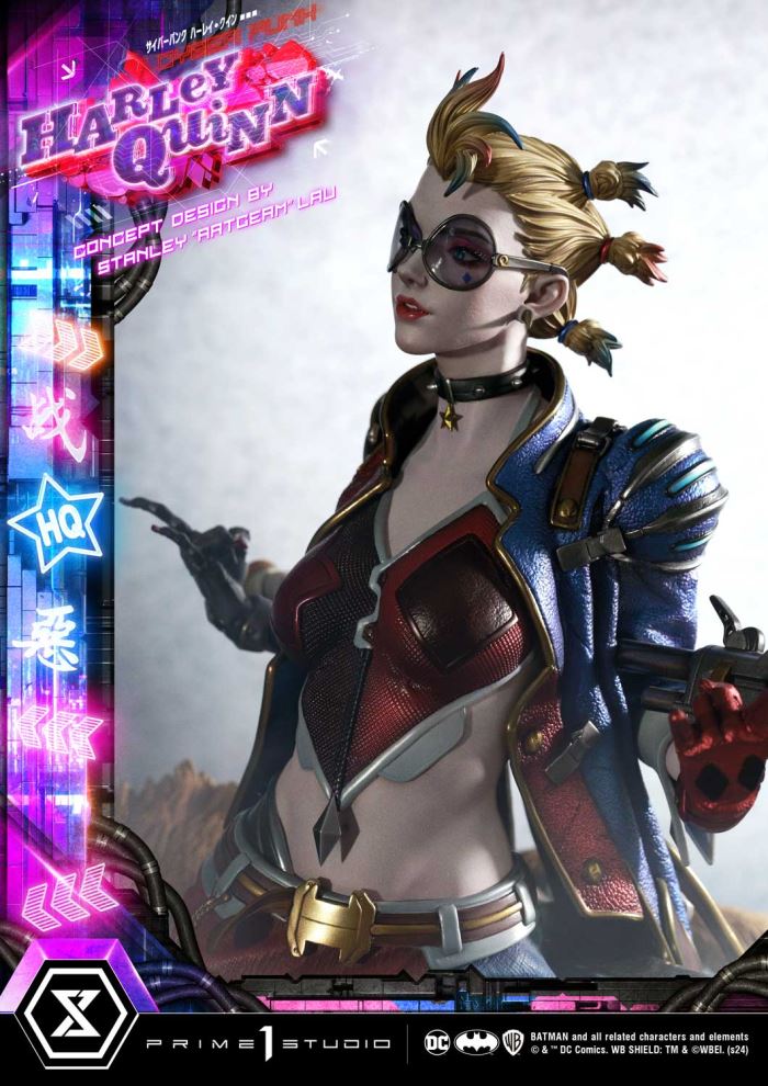 Batman (Comics) Cyberpunk Harley Quinn favorite (Concept design by Stanley Artgerm Lau