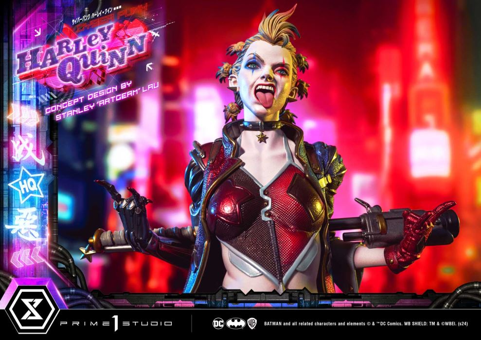 Batman (Comics) Cyberpunk Harley Quinn favorite (Concept design by Stanley Artgerm Lau