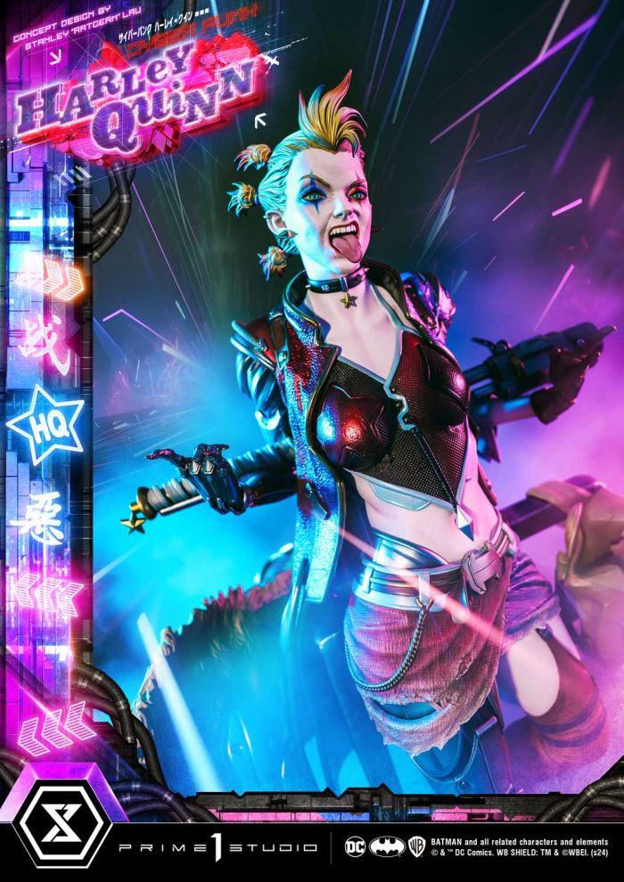 Batman (Comics) Cyberpunk Harley Quinn favorite (Concept design by Stanley Artgerm Lau