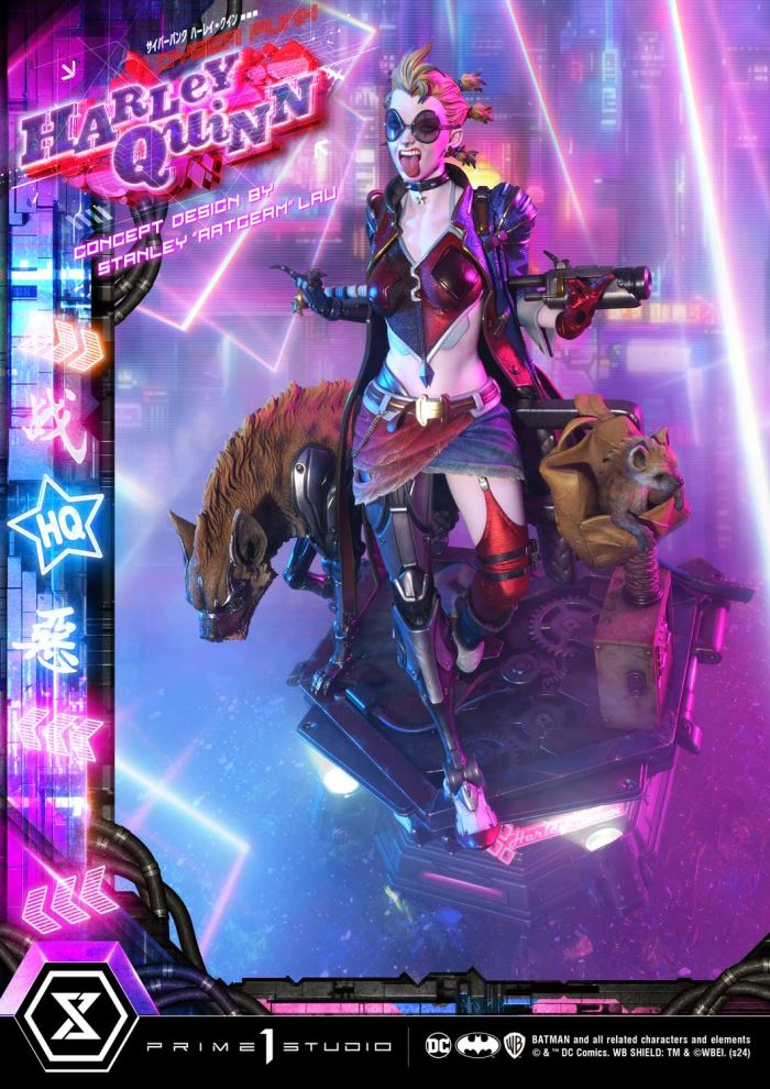 Batman (Comics) Cyberpunk Harley Quinn favorite (Concept design by Stanley Artgerm Lau