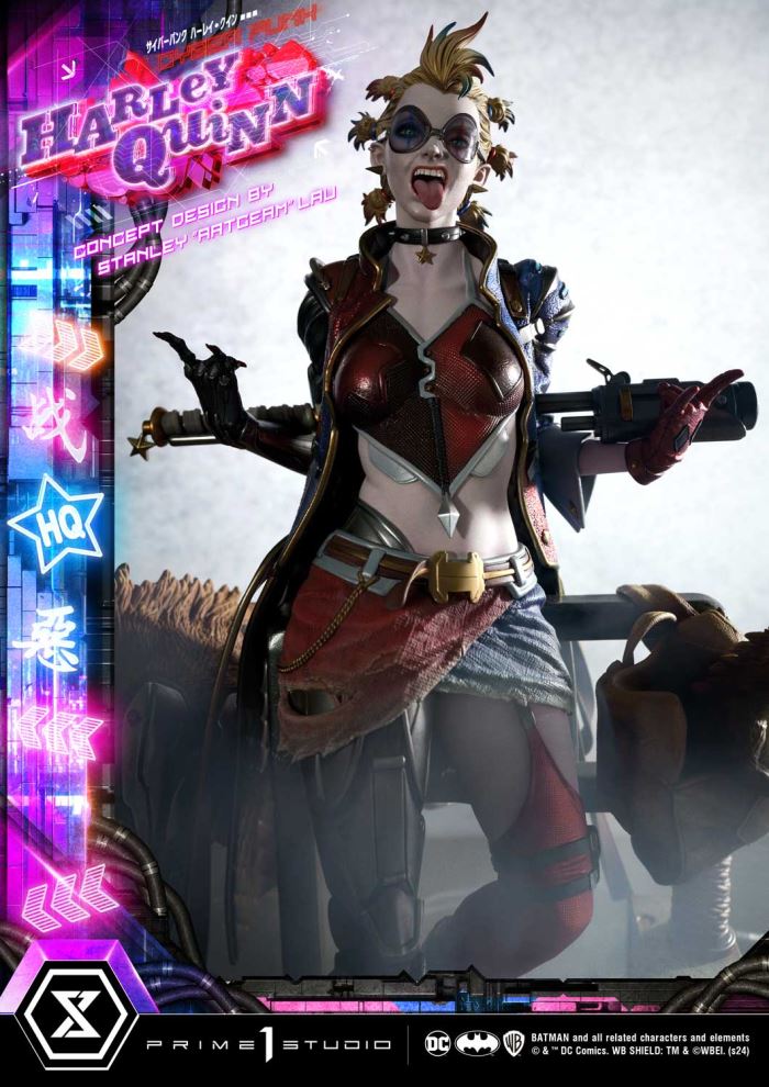 Batman (Comics) Cyberpunk Harley Quinn favorite (Concept design by Stanley Artgerm Lau
