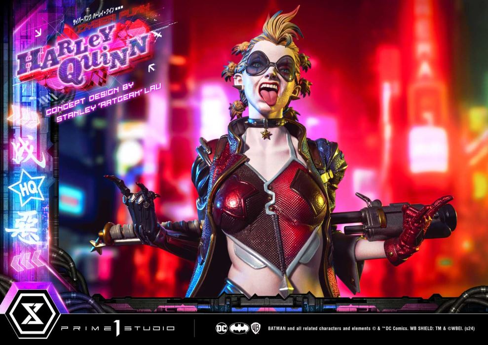 Batman (Comics) Cyberpunk Harley Quinn favorite (Concept design by Stanley Artgerm Lau