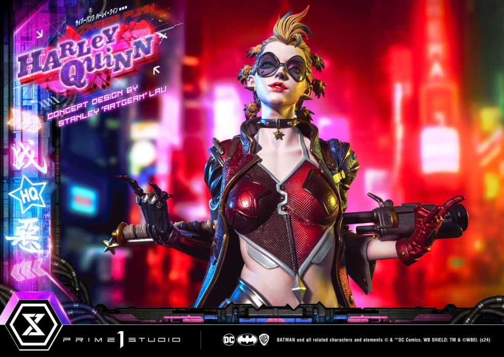 Batman (Comics) Cyberpunk Harley Quinn favorite (Concept design by Stanley Artgerm Lau