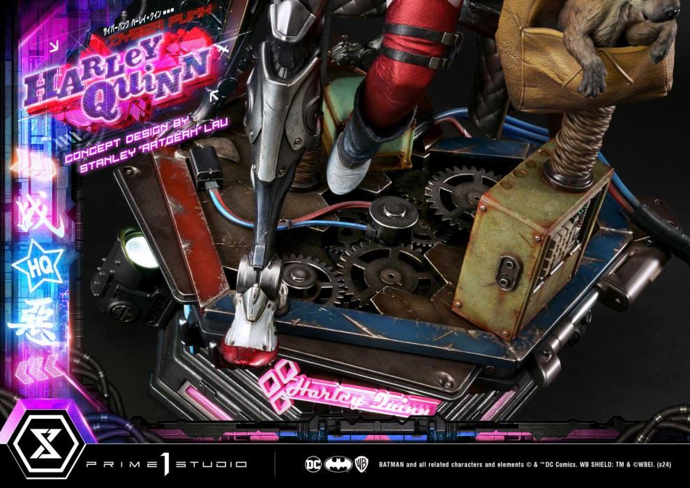 Batman (Comics) Cyberpunk Harley Quinn favorite (Concept design by Stanley Artgerm Lau