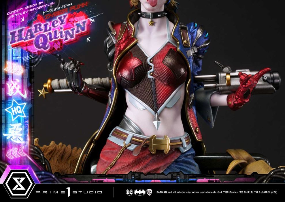 Batman (Comics) Cyberpunk Harley Quinn favorite (Concept design by Stanley Artgerm Lau