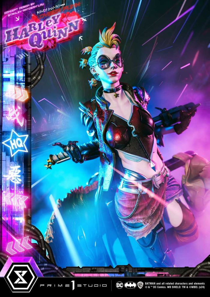 Batman (Comics) Cyberpunk Harley Quinn favorite (Concept design by Stanley Artgerm Lau DX version