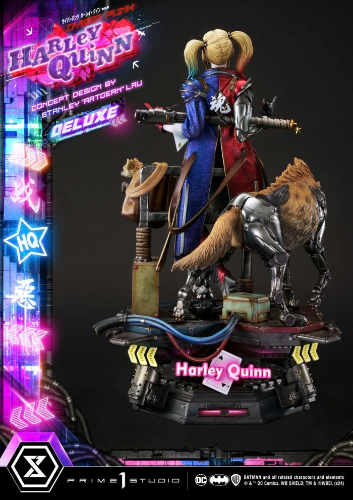 Batman (Comics) Cyberpunk Harley Quinn favorite (Concept design by Stanley Artgerm Lau DX version