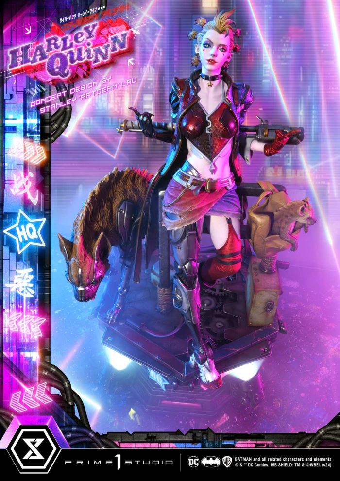 Batman (Comics) Cyberpunk Harley Quinn favorite (Concept design by Stanley Artgerm Lau DX version