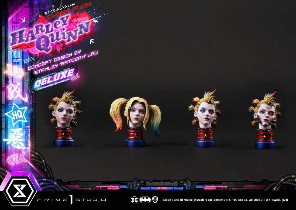 Batman (Comics) Cyberpunk Harley Quinn favorite (Concept design by Stanley Artgerm Lau DX version