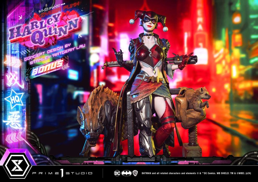 Batman (Comics) Cyberpunk Harley Quinn favorite (Concept design by Stanley Artgerm Lau DX version